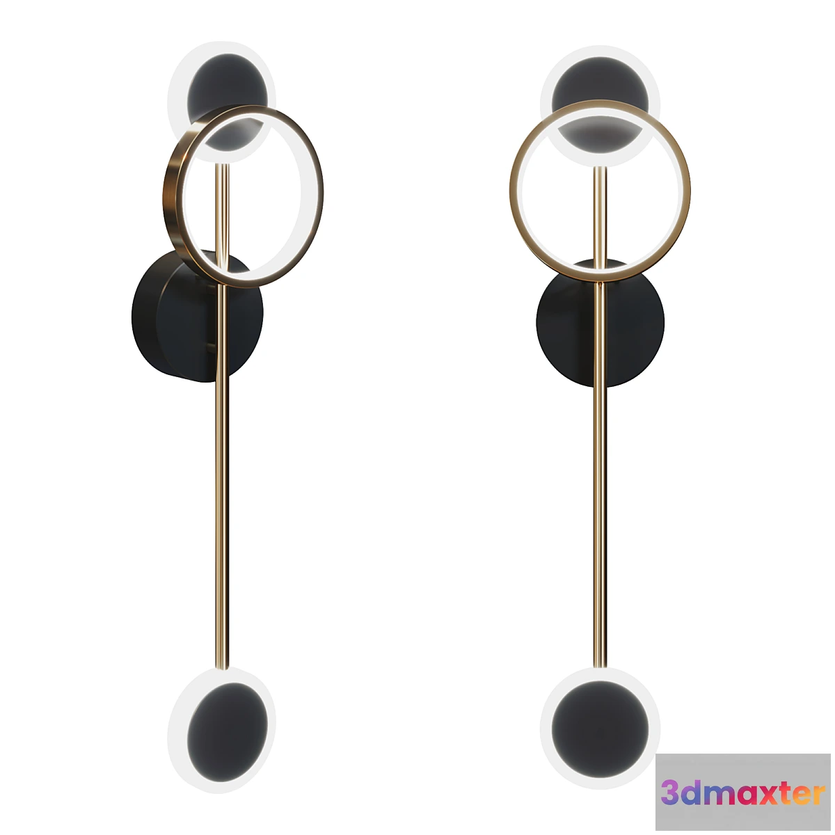 786664 - Loft-concept - Bendik Gold Ring Wall lamp B - No.2