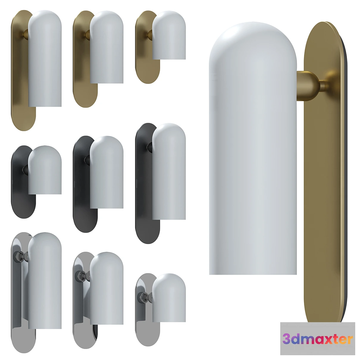 786722 - Wall sconces set ODYSSEY SCONCE by Schwung Home