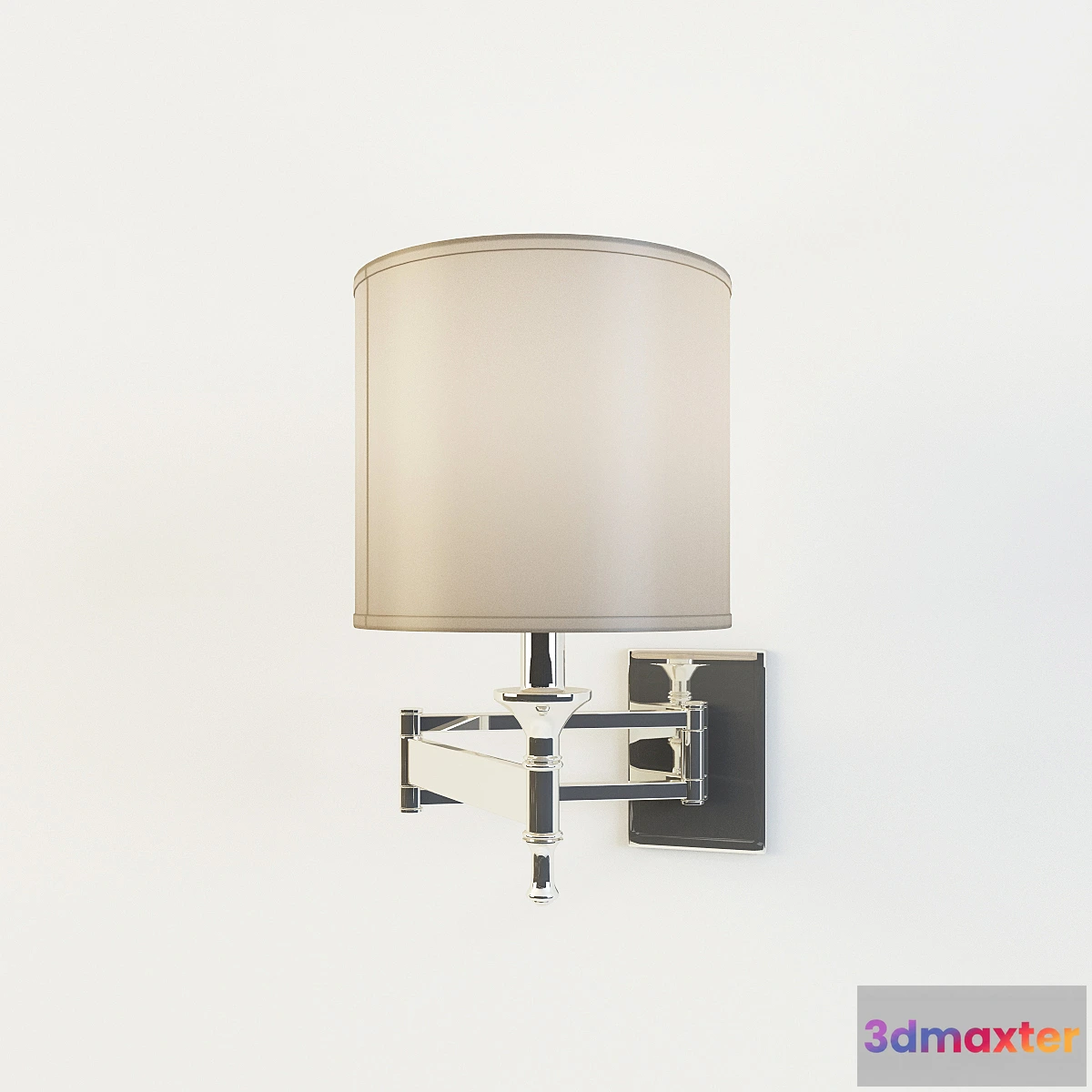 802210 - Pembroke 1-Light WB Swing Arm in Polished Nickel