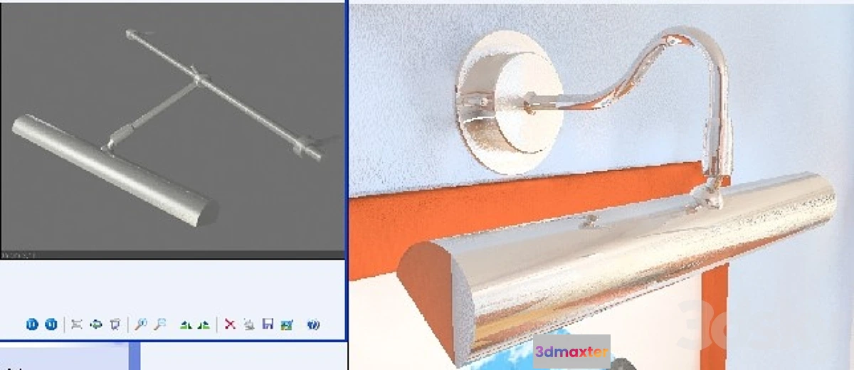 802316 - backlight pictures and table lamp lussole 2