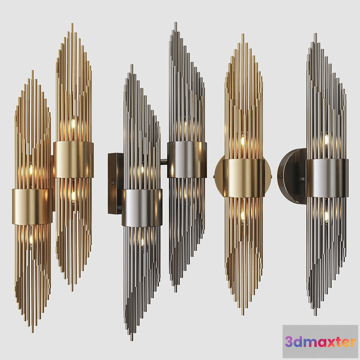 839336 - Wall lamp Delight Collection W68069-4 _ 2 antique brass - No.3