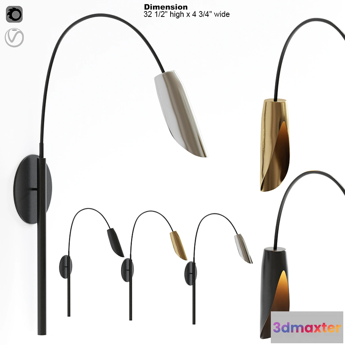 839412 - Hinkley Bowery Steel LED Wall Sconce - No.3