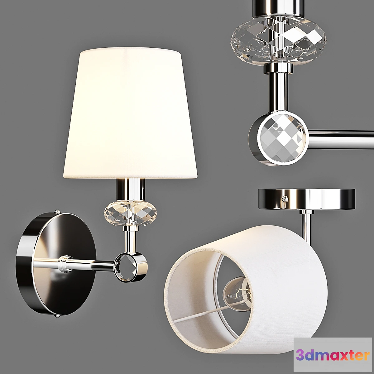 839590 - Maytoni Wall Lamp - Riverside (MOD018WL-01CH) - No.3