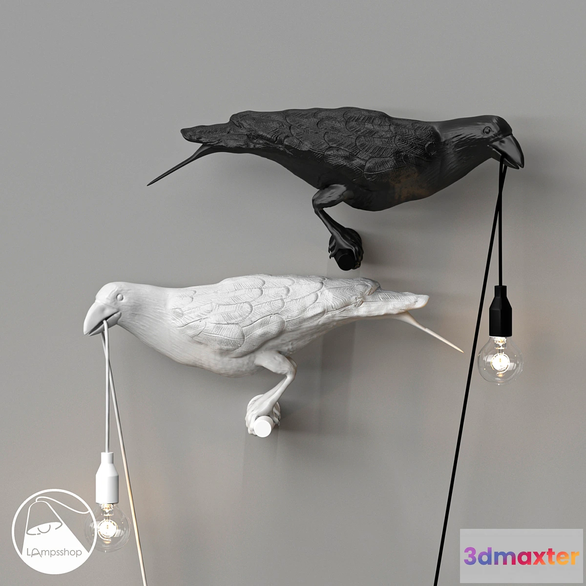 854531 - LampsShop.ru NL5085 Sconce Crow Lamp - No.3
