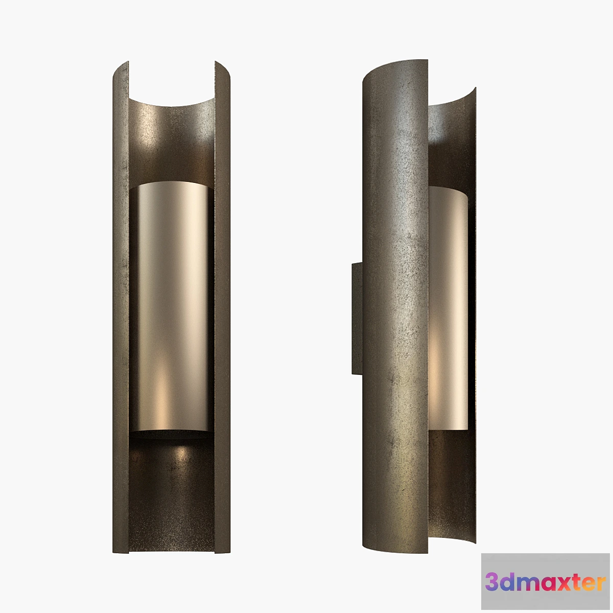 875579 - Nyx sconce in patinated brass - No.4