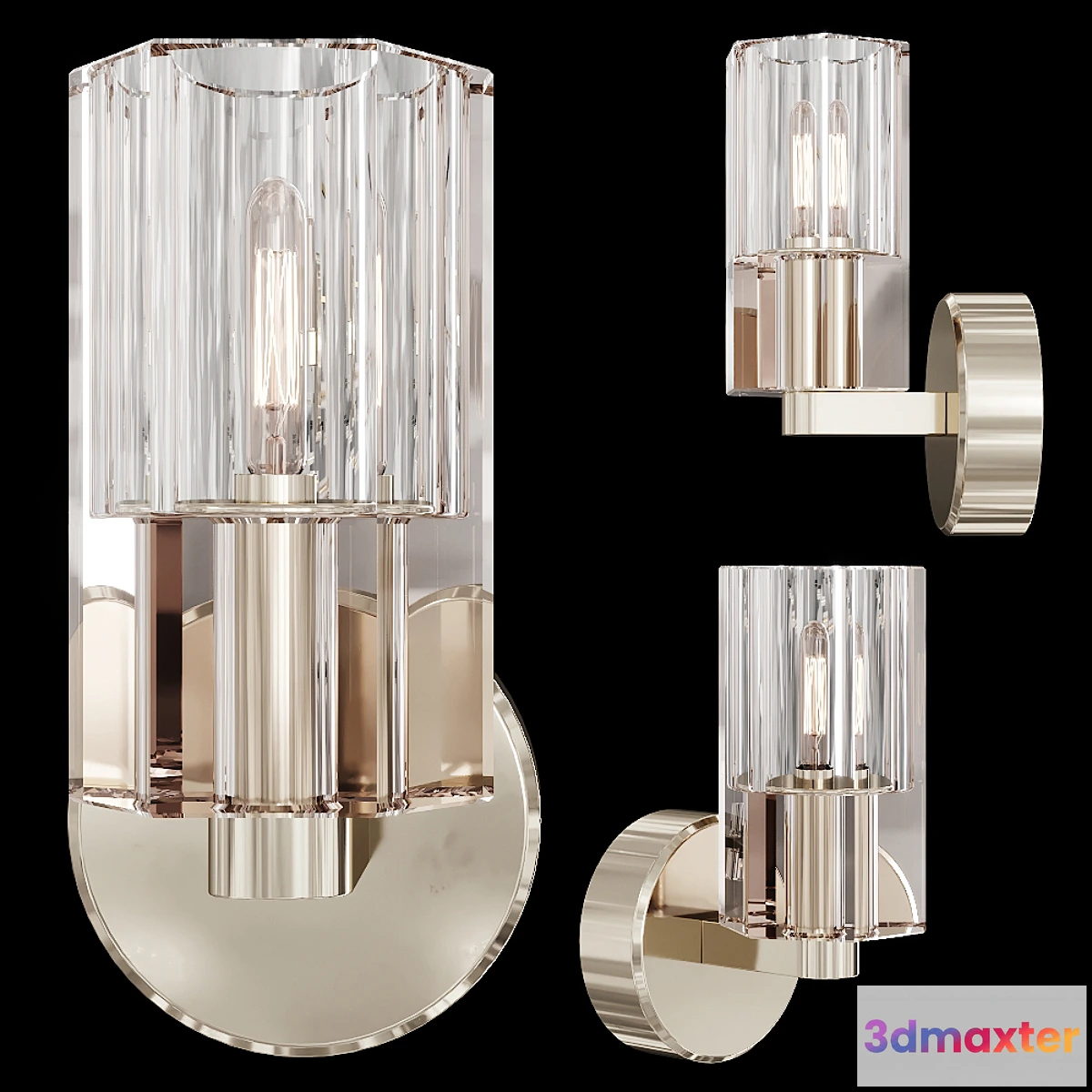 875687 - Restoration Hardware ARCACHON SINGLE SCONCE Nickel - No.4