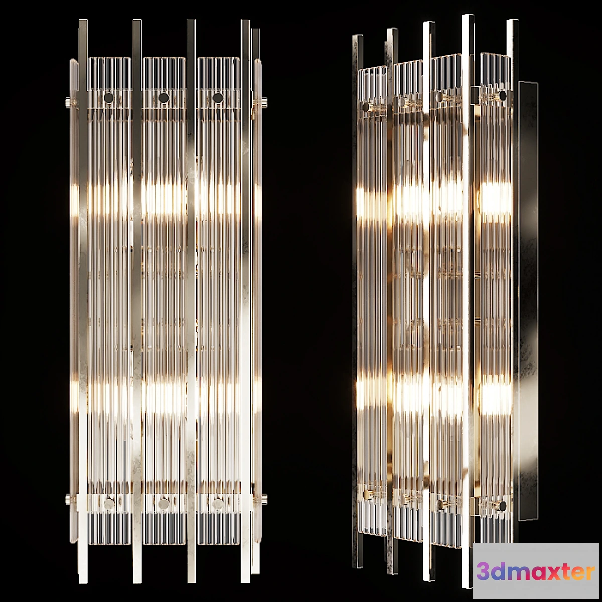 875705 - Restoration Hardware SAN MARCO DOUBLE SCONCE Nickel - No.4