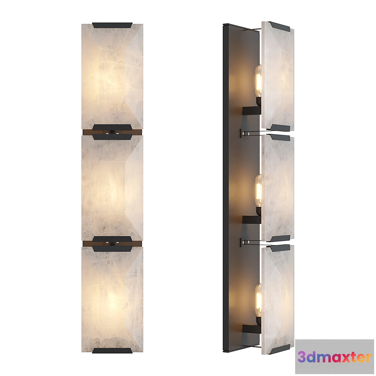 876045 - Rh Harlow Calcite Linear Sconce - No.5
