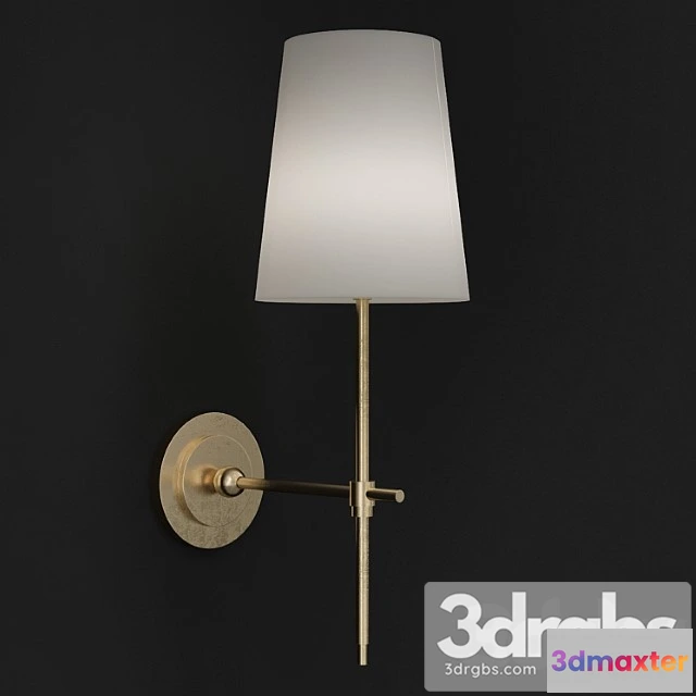 995194 - Adams wall sconce with linen shade