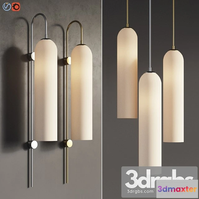 996070 - Flot wall sconce and pendant set articololighting