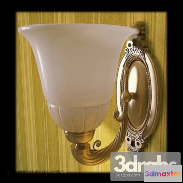 996158 - Glasberg Beige Country Wall Light