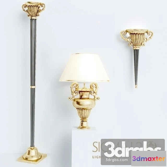 996172 - Grace Antiqued Buffet Lamp