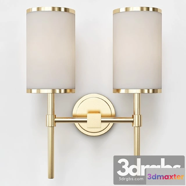 996366 - John richard modern brass wall sconce