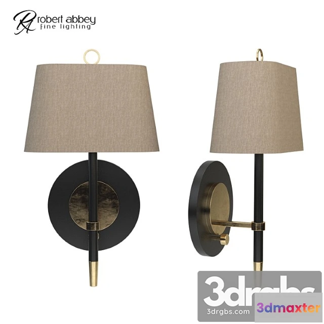 996370 - Jonathan adler ventana brass plug-in wall lamp