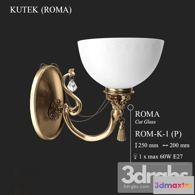 996428 - Kutek Roma Rom Cut Glass