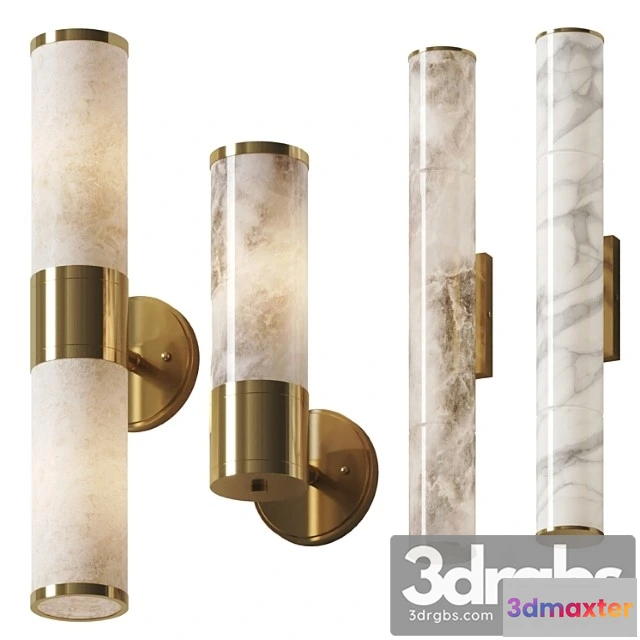 996508 - Lampatron Marble and Prisca Wall Lamps Set