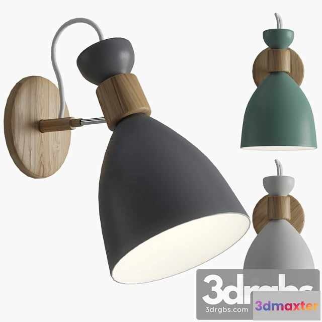997148 - Ranuuki scandi pastel wall lamp