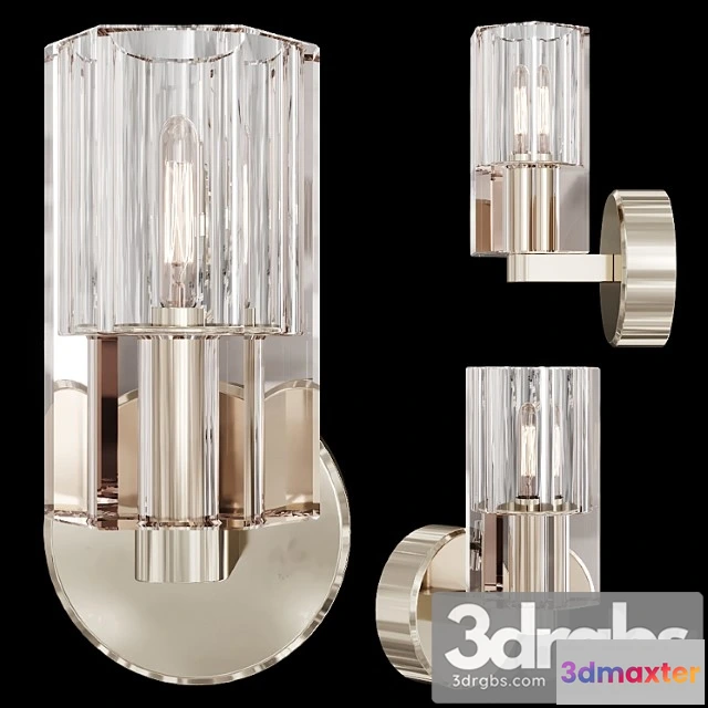 997160 - Restoration hardware arcachon single sconce nickel