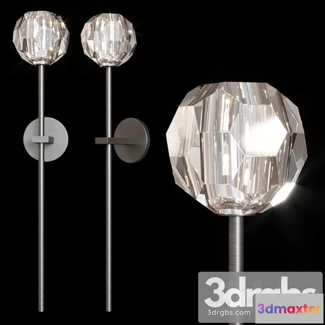 997164 - Restoration hardware boule de cristal grand single sconce black