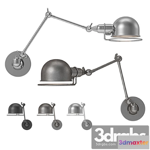 997184 - Rh - atelier swing-arm wall sconce