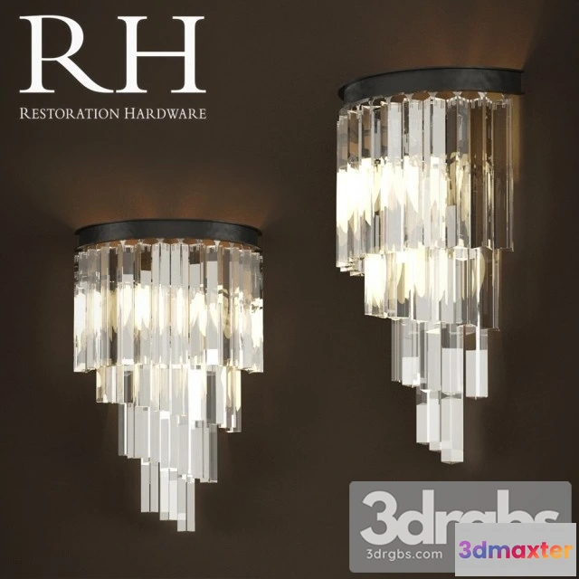 997190 - RH Heliz Glass Sconce