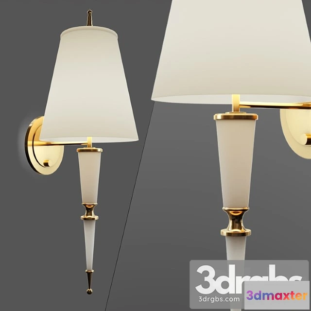 997204 - Robert abbey lighting w903 jonathan adler versailles wall sconce