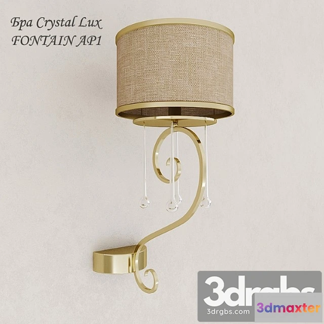 997278 - Sconce crystal lux fontain ap1