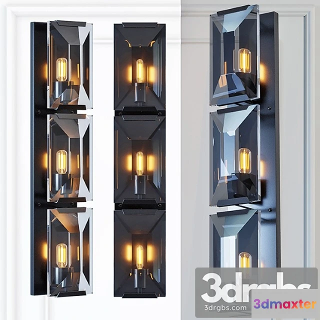 997414 - Sconce rh harlow crystal round bra triple