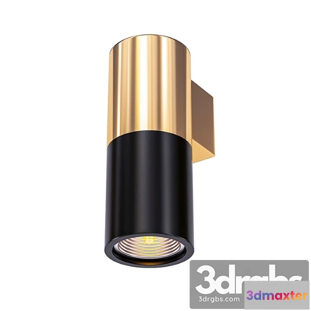 997524 - Spot illumination sconce black & copper