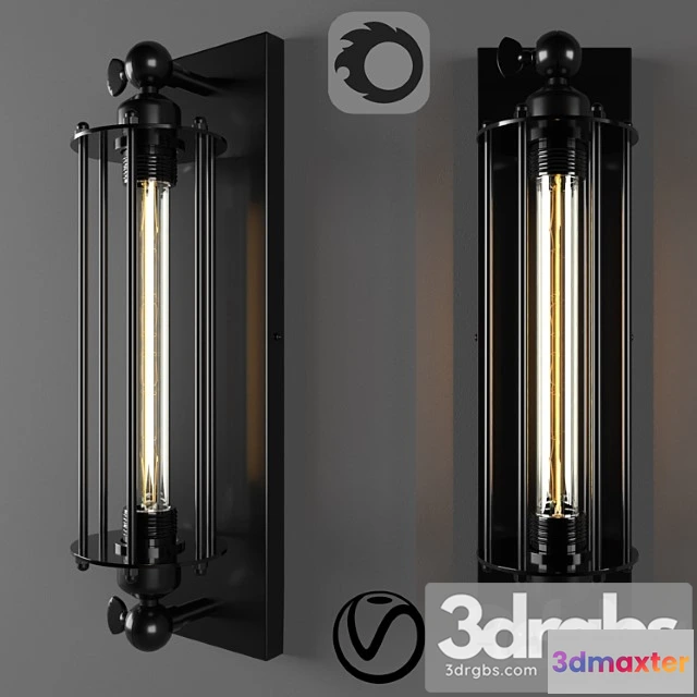 997582 - Tesla cage wall light