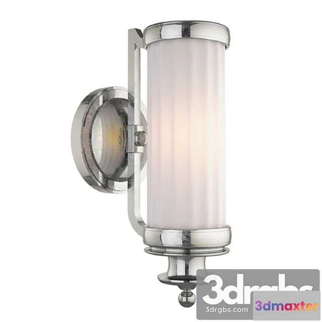 997600 - Thomas Obrien Milton Road 1 Light 5 Inch Polished Nickel Bath Wall Light
