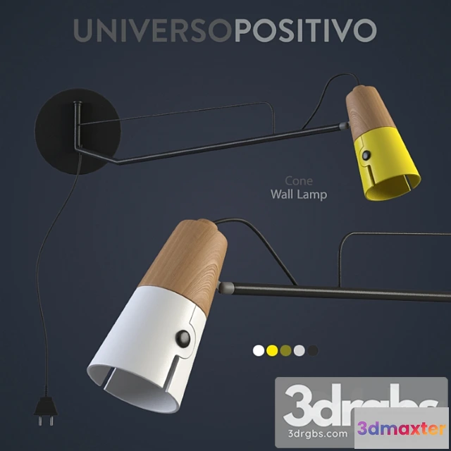 997672 - Universo Positivo Cone Wall Lamp