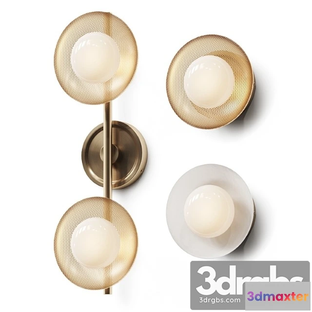 997944 - West Elm Bezel Wall Lamps