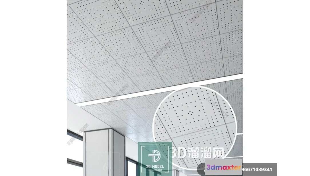 1146584 - MATERIAL - TEXTURES - OFFICE CEILING - 0023