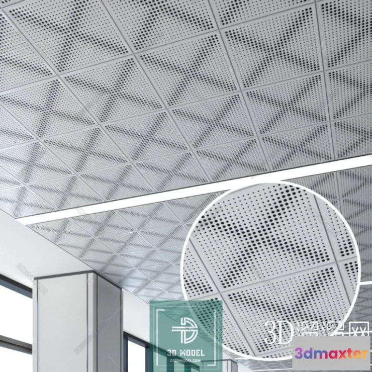 1146586 - MATERIAL - TEXTURES - OFFICE CEILING - 0024