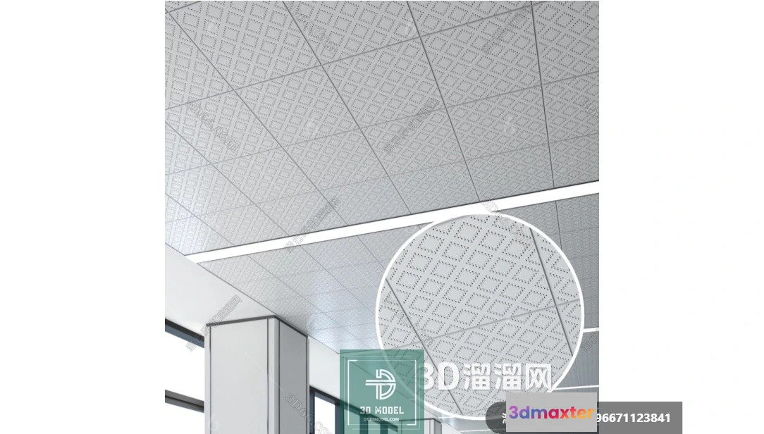 1146588 - MATERIAL - TEXTURES - OFFICE CEILING - 0025