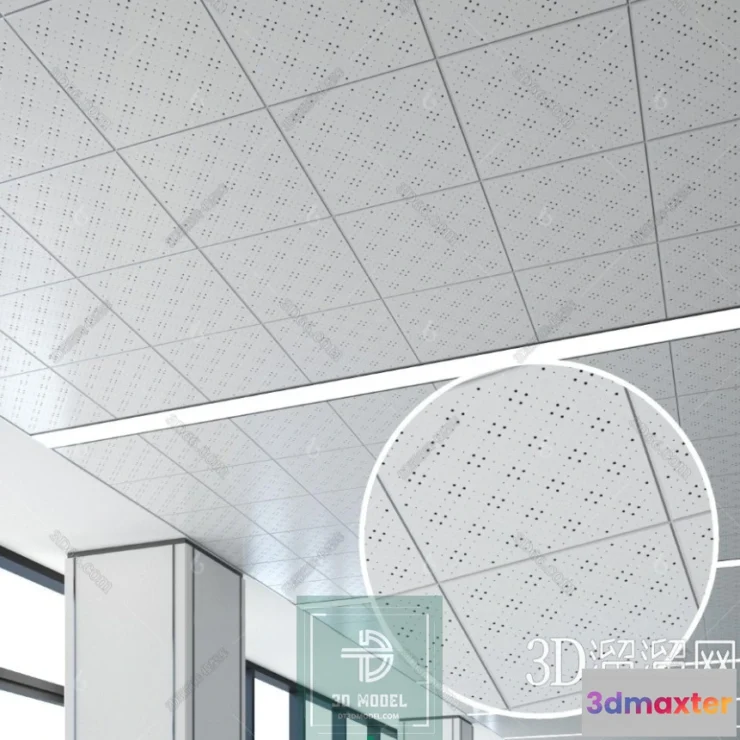 1146590 - MATERIAL - TEXTURES - OFFICE CEILING - 0026