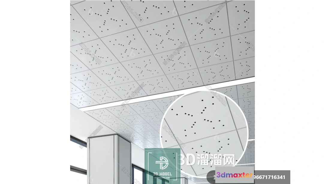 1146616 - MATERIAL - TEXTURES - OFFICE CEILING - 0039