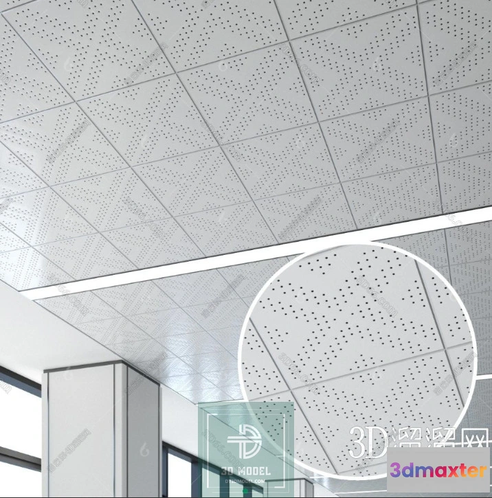 1146626 - MATERIAL - TEXTURES - OFFICE CEILING - 0044