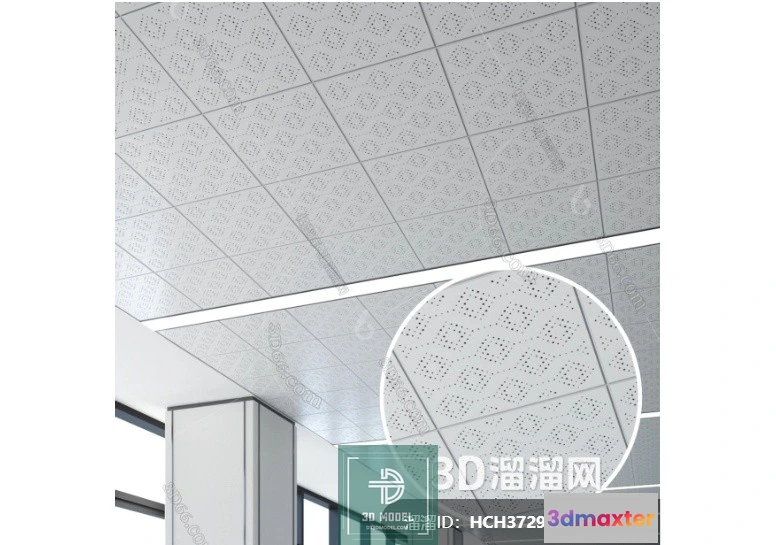 1146634 - MATERIAL - TEXTURES - OFFICE CEILING - 0048