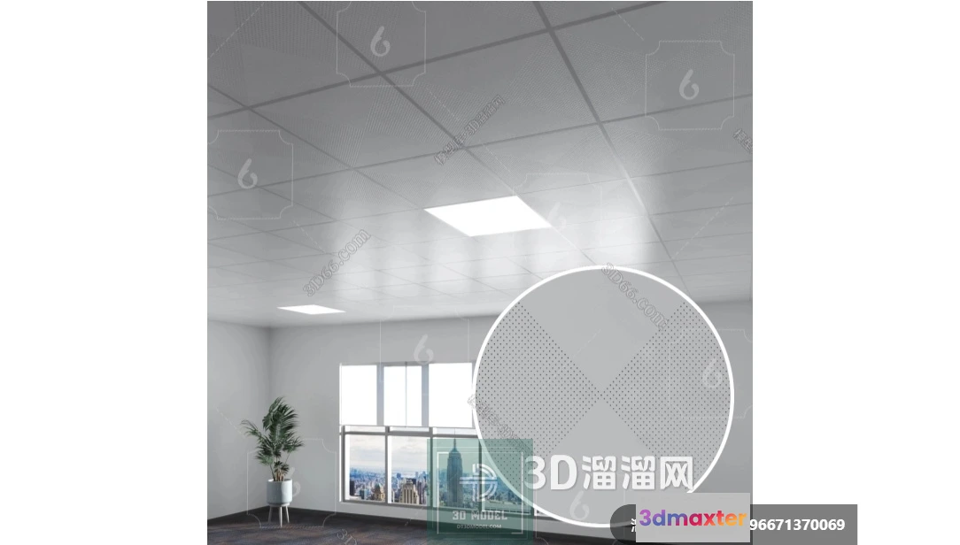 1146656 - MATERIAL - TEXTURES - OFFICE CEILING - 0059
