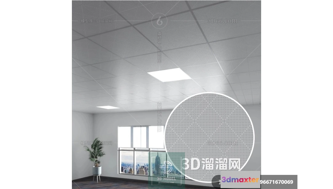 1146686 - MATERIAL - TEXTURES - OFFICE CEILING - 0074