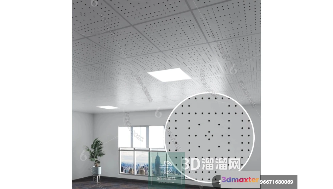 1146688 - MATERIAL - TEXTURES - OFFICE CEILING - 0075