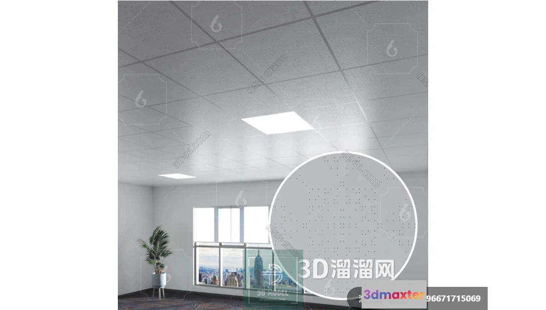 1146692 - MATERIAL - TEXTURES - OFFICE CEILING - 0077