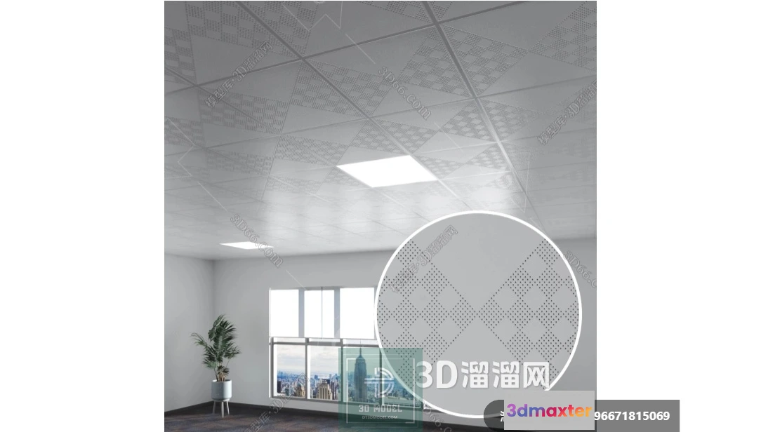 1146700 - MATERIAL - TEXTURES - OFFICE CEILING - 0081