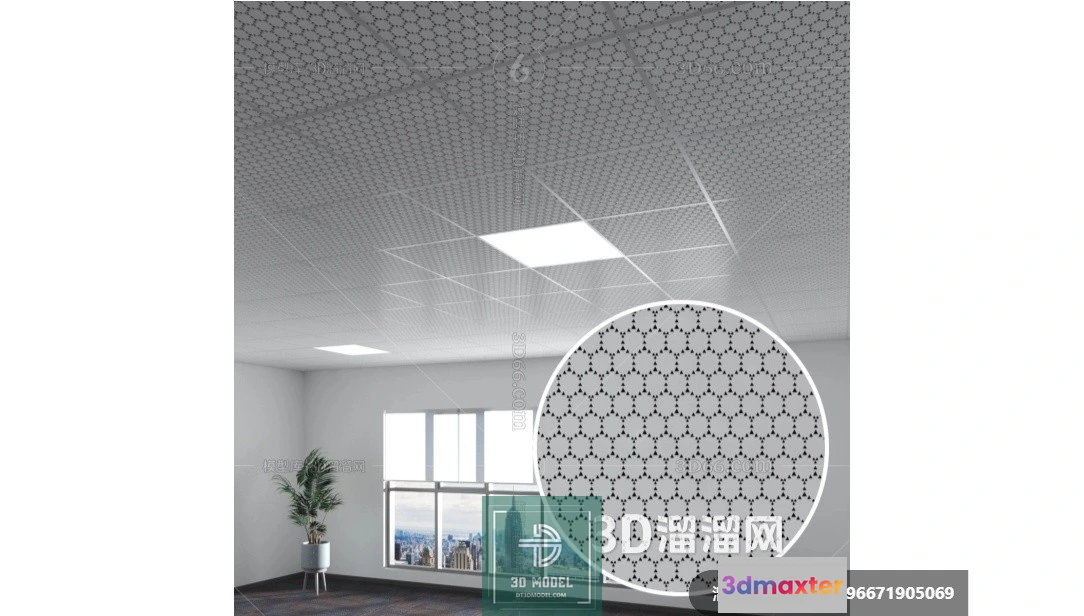 1146704 - MATERIAL - TEXTURES - OFFICE CEILING - 0083