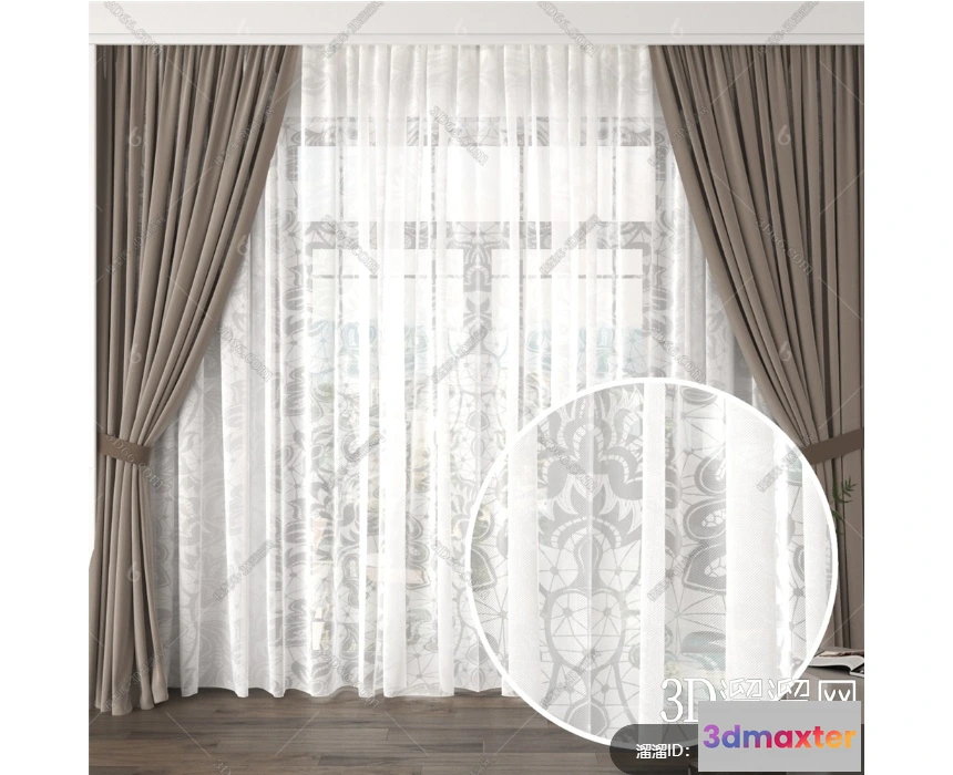 1152188 - MATERIAL - TEXTURES - VEIL FOR CURTAIN - 0077