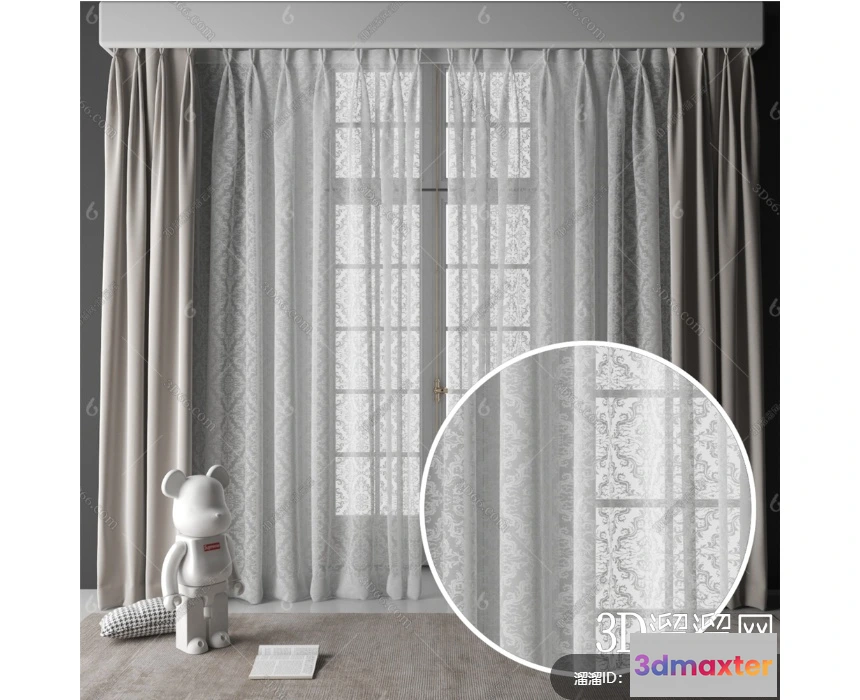 1152282 - MATERIAL - TEXTURES - VEIL FOR CURTAIN - 0124