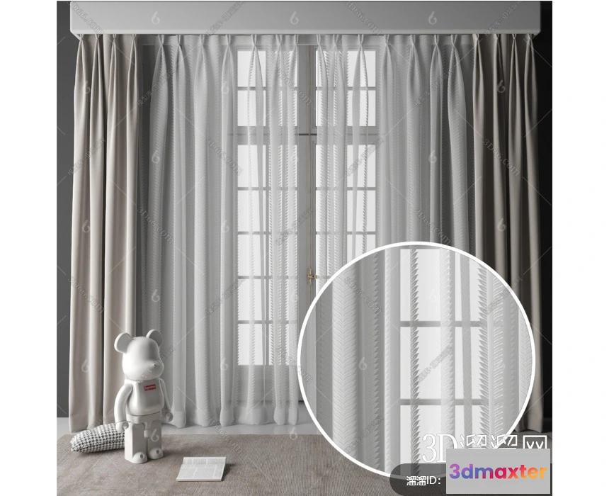 1152294 - MATERIAL - TEXTURES - VEIL FOR CURTAIN - 0130