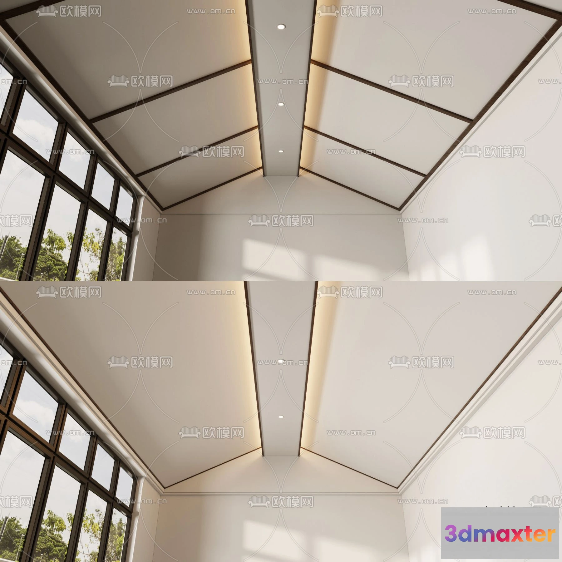 1244036 - DETAIL - CEILING - VRAY  CORONA - 3D MODEL - 3142